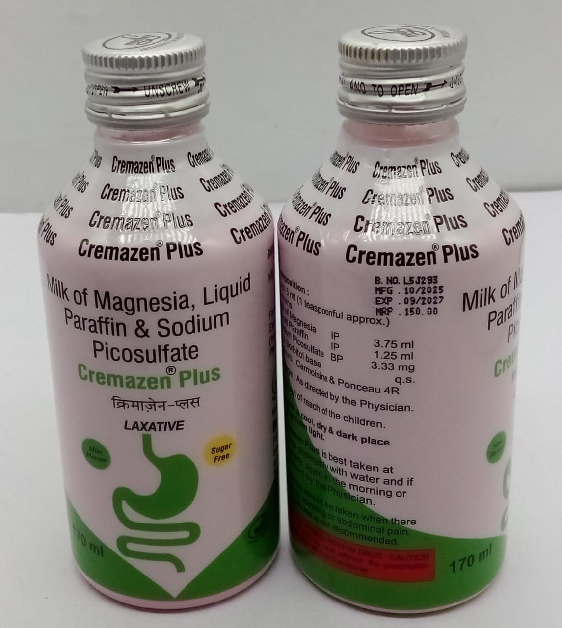 Milk of Magnesia, Liquid Paraffin & Sodium Picosulphate